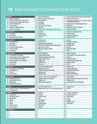 Free Editable Hotel Deep Cleaning Schedule Template  Example