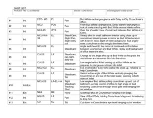 Free Editable Music Video Shooting Schedule Template Pdf Sample