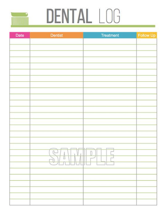 Free Printable Dental Office Cleaning Schedule Template Doc Example