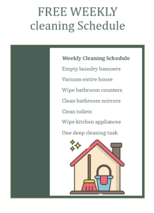 Free Printable Takeaway Cleaning Schedule Template Doc