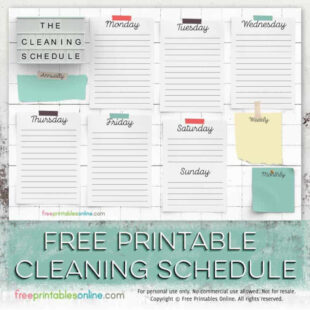 Free Sample Daily Office Cleaning Schedule Template Pdf Example