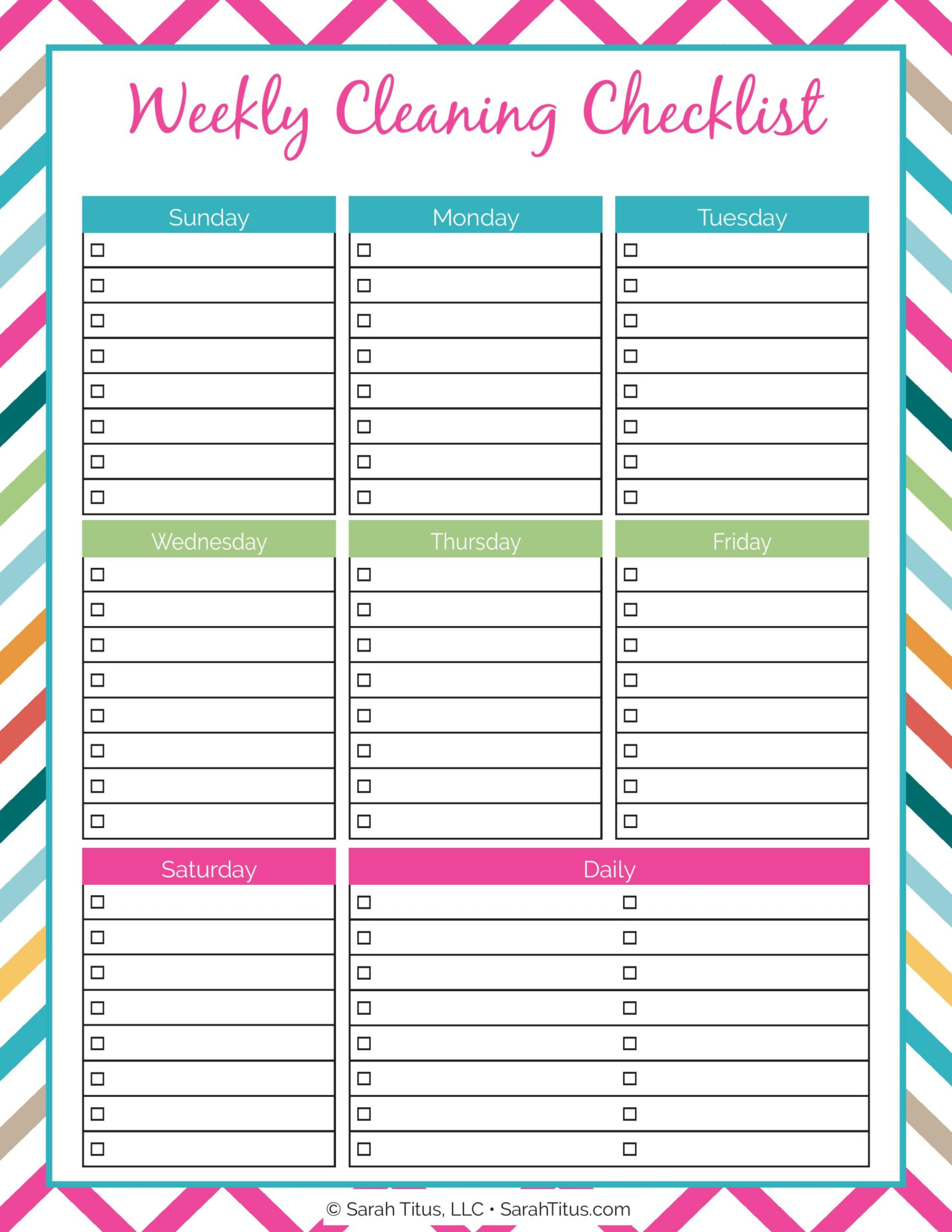 Free Sample Maid Daily Work Schedule Template Doc Sample