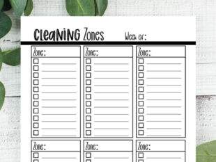 Sample Run Zone Cleaning Schedule Template Doc Sample